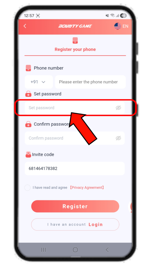 Bounty Game Register